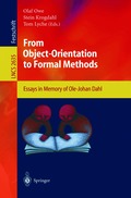 From Object-Orientation to Formal Methods