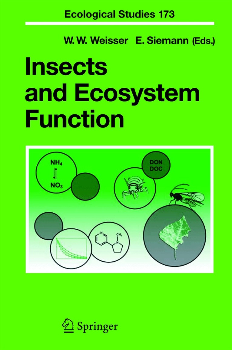 W.W. Weisser, Evan Siemann - Insects and Ecosystem Function, Inbunden