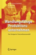 Wandlungsf�hige Produktionsunternehmen