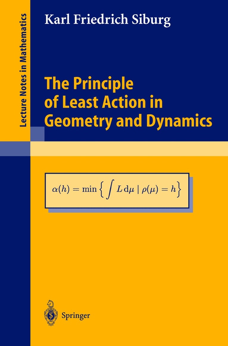 Karl Friedrich Siburg - Principle of Least Action in Geometry and Dynamics, Häftad
