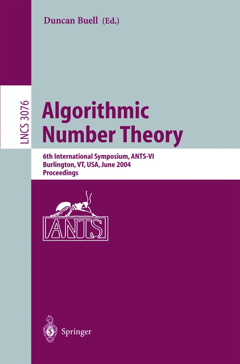 Duncan Buell - Algorithmic Number Theory, Häftad