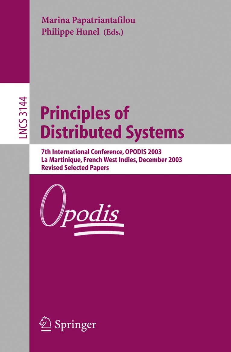 Marina Papatriantafilou, Philippe Hunel - Principles of Distributed Systems, Häftad