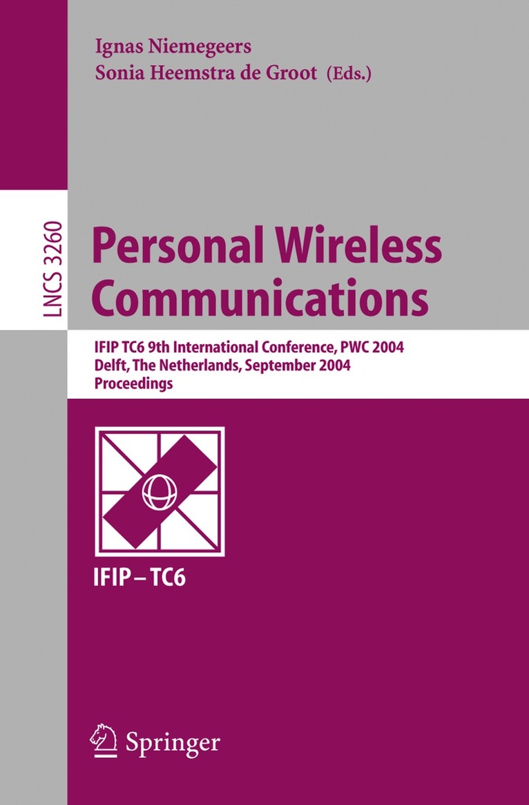 Ignas Niemeegers, Sonia Heemstra de Groot - Personal Wireless Communications, Häftad