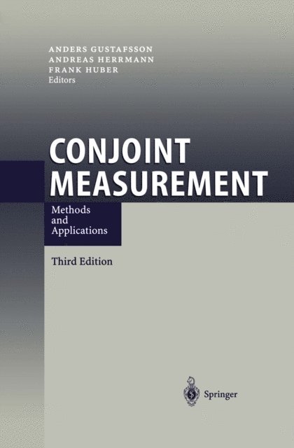 Frank Huber, Andreas Herrmann, Anders Gustafsson - Conjoint Measurement, E-bok