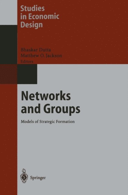 Matthew O. Jackson, Bhaskar Dutta - Networks and Groups, E-bok