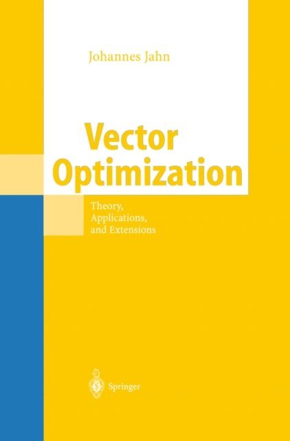 Johannes Jahn - Vector Optimization, E-bok