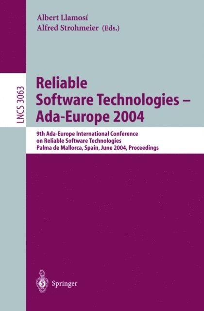 Alfred Strohmeier, Albert Llamosi - Reliable Software Technologies - Ada-Europe 2004, E-bok