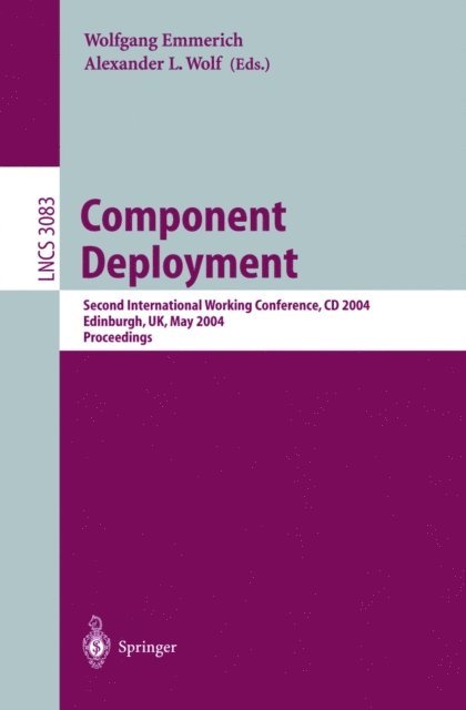 Alexander L. Wolf, Wolfgang Emmerich - Component Deployment, E-bok
