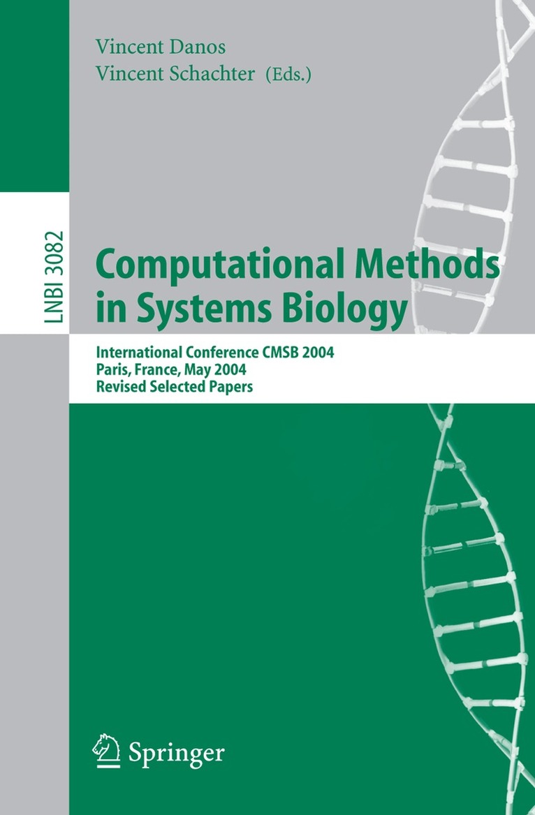 Vincent Danos, Vincent Schachter - Computational Methods in Systems Biology, Häftad