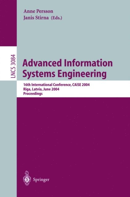 Janis Stirna, Anne Persson - Advanced Information Systems Engineering, E-bok