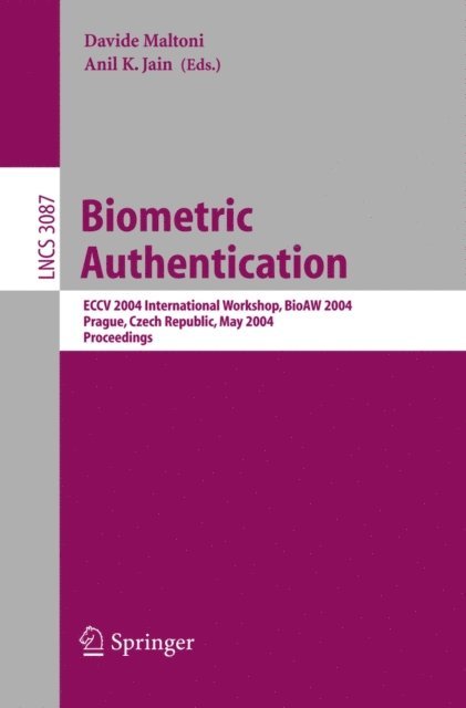 Anil K. Jain, Davide Maltoni - Biometric Authentication, E-bok