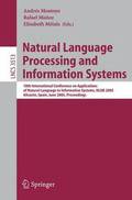 Natural Language Processing and Information Systems