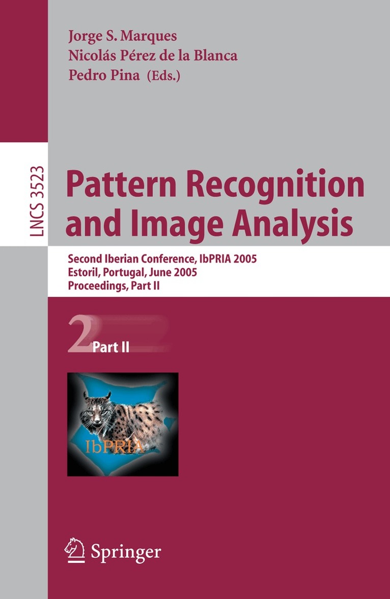 Jorge S. Marques, Nicolás Pérez de la Blanca, Pedro Pina - Pattern Recognition and Image Analysis, Häftad
