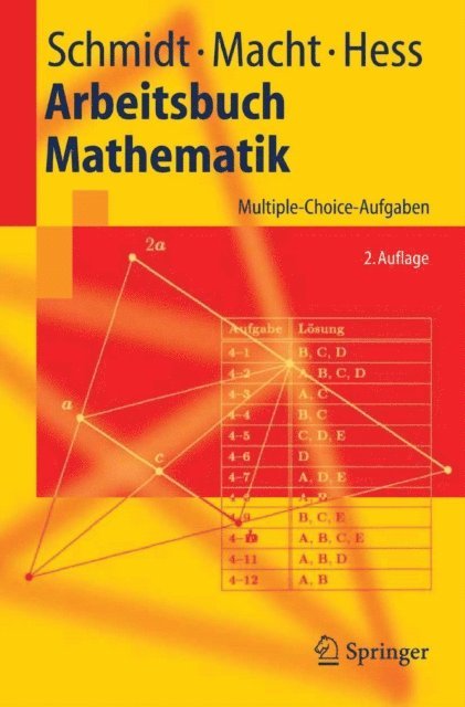 Klaus Th. Hess, Wolfgang Macht, Klaus D. Schmidt - Arbeitsbuch Mathematik, E-bok