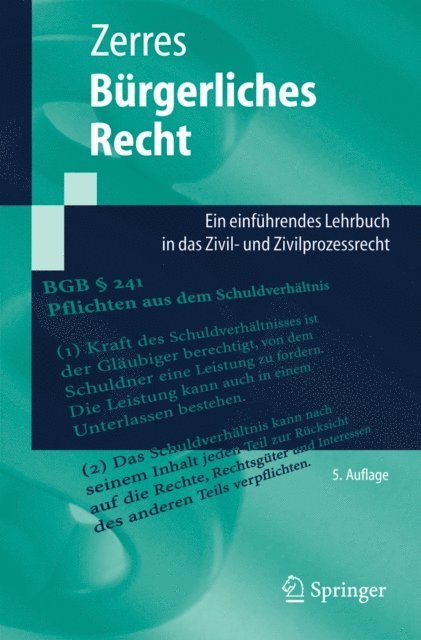 Thomas Zerres - Bürgerliches Recht, E-bok