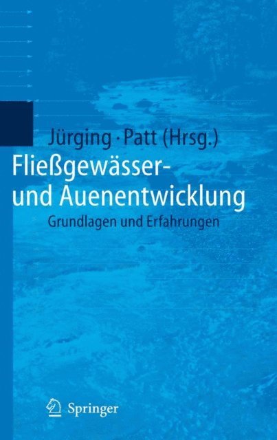 Peter Jurging - Fließgewässer- und Auenentwicklung, E-bok