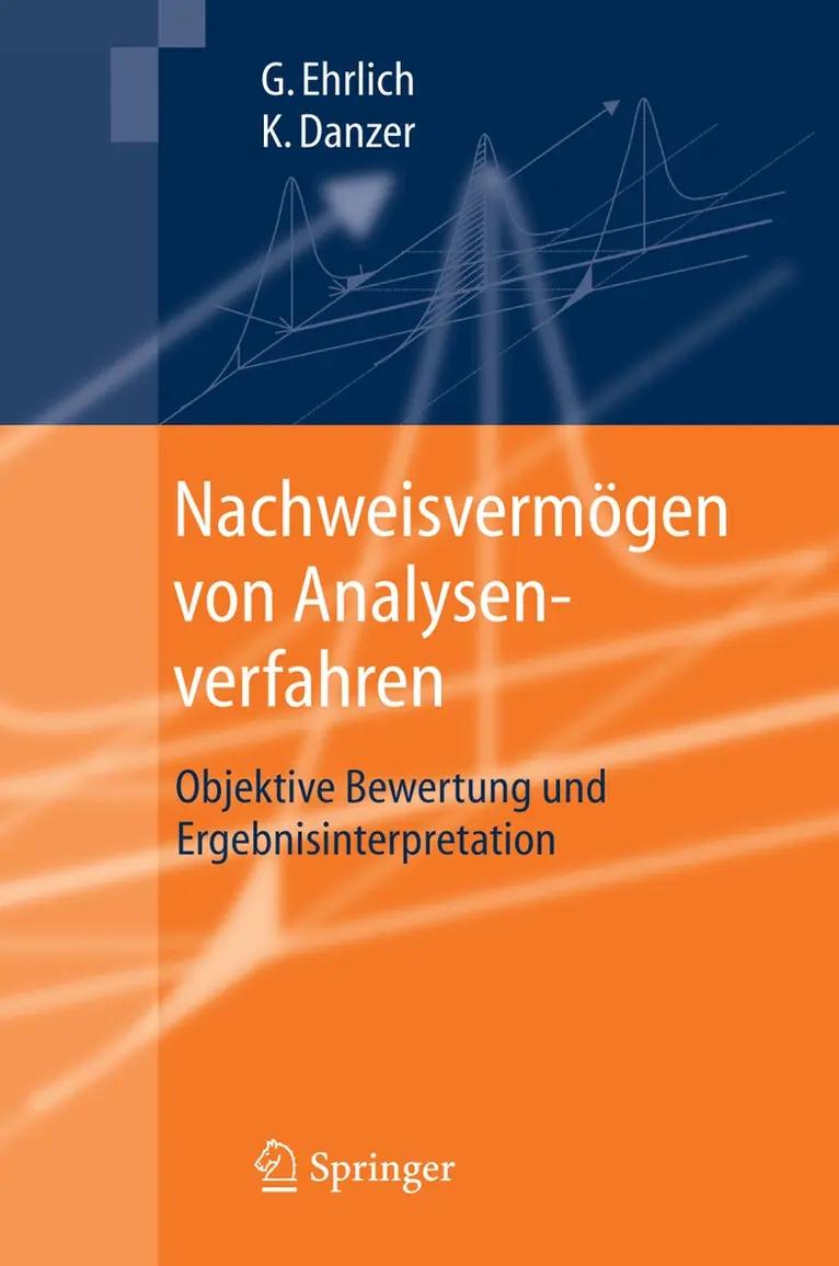 Günter Ehrlich, Klaus Danzer - Nachweisvermögen von Analysenverfahren, Inbunden. Tillgänglighet: Lägg i varukorg