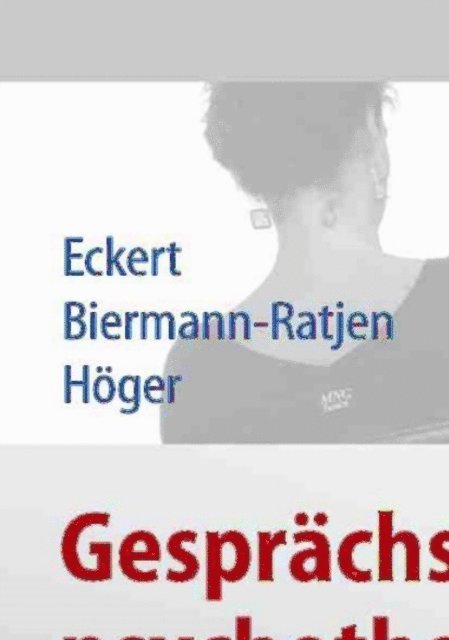 Diether Hoger, Eva-Maria Biermann-Ratjen, Jochen Eckert - Gesprächspsychotherapie, E-bok