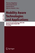 Mobility Aware Technologies and Applications