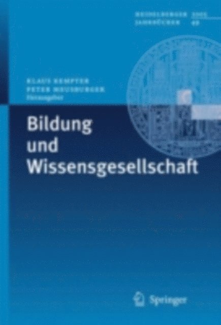Peter Meusburger, Klaus Kempter - Bildung und Wissensgesellschaft, E-bok