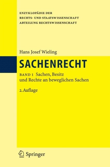Hans Josef Wieling - Sachenrecht, E-bok