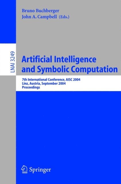John A. Campbell, Bruno Buchberger - Artificial Intelligence and Symbolic Computation, E-bok