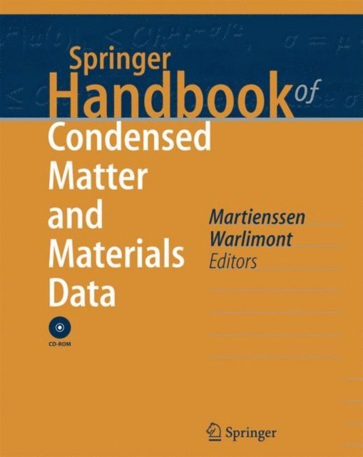 Hans Warlimont, Werner Martienssen - Springer Handbook of Condensed Matter and Materials Data, E-bok