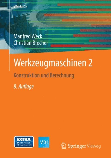 Manfred Weck - Werkzeugmaschinen 2, E-bok