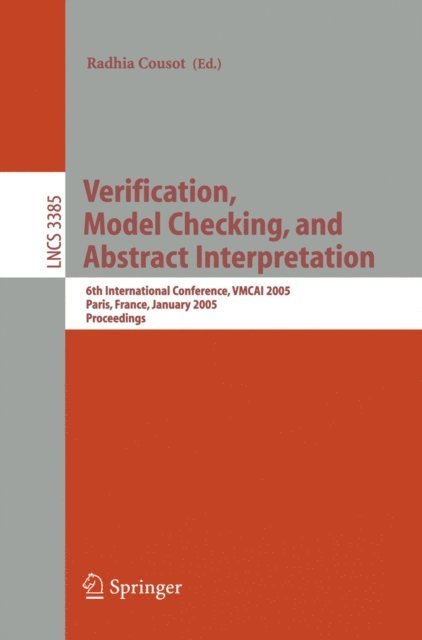 Radhia Cousot - Verification, Model Checking, and Abstract Interpretation, E-bok