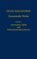 Felix Hausdorff - Gesammelte Werke Band 5