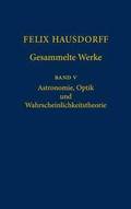 Felix Hausdorff - Gesammelte Werke Band 5