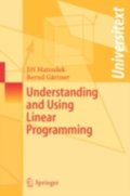 Understanding and Using Linear Programming