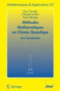Methodes mathematiques en chimie quantique. Une introduction