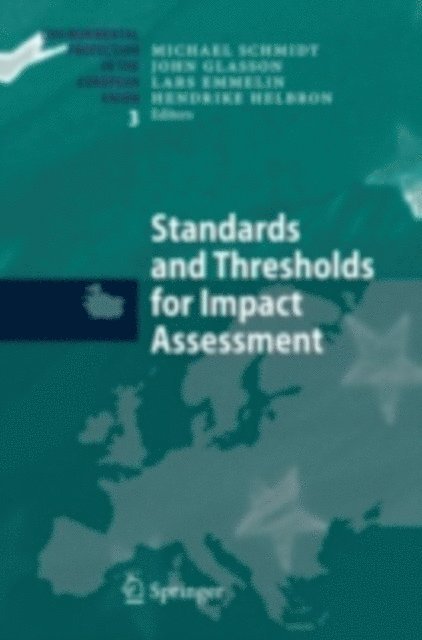 Hendrike Helbron, Lars Emmelin, John Glasson, Michael Schmidt - Standards and Thresholds for Impact Assessment, E-bok