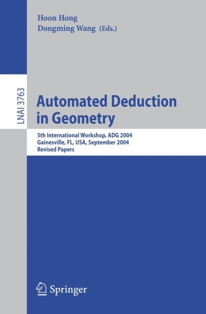 Dongming Wang, Hoon Hong - Automated Deduction in Geometry, E-bok