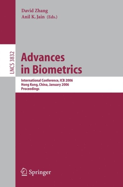Anil K. Jain, David Y. Zhang - Advances in Biometrics, E-bok