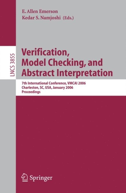 Kedar S. Namjoshi, E. Allen Emerson - Verification, Model Checking, and Abstract Interpretation, E-bok
