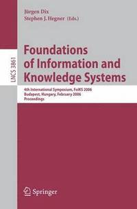 Foundations of Information and Knowledge Systems