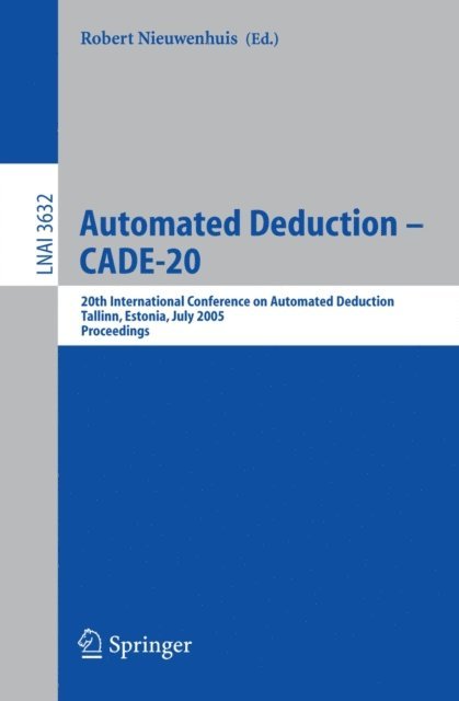 Robert Nieuwenhuis - Automated Deduction - CADE-20, E-bok