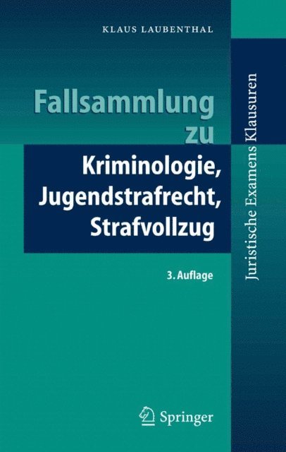 Klaus Laubenthal - Fallsammlung zu Kriminologie, Jugendstrafrecht, Strafvollzug, E-bok