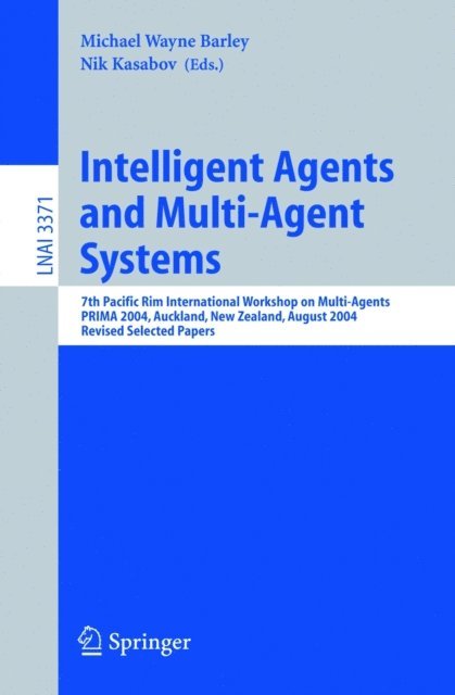 Nik Kasabov, Michael Wayne Barley - Intelligent Agents and Multi-Agent Systems, E-bok
