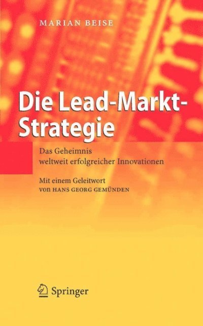 Marian Beise - Die Lead-Markt-Strategie, E-bok