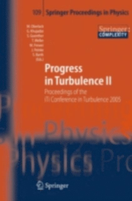 Stephan Barth, Joachim Peinke, Michael Frewer, Tanja Weller, Silke Guenther, George Khujadze, Martin Oberlack - Progress in Turbulence II, E-bok