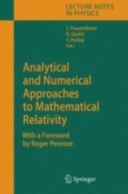 Volker Perlick, Domenico J. W. Giulini, Jorg Frauendiener - Analytical and Numerical Approaches to Mathematical Relativity, E-bok