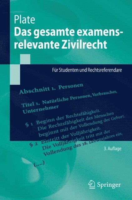 Jurgen Plate - Das gesamte examensrelevante Zivilrecht, E-bok
