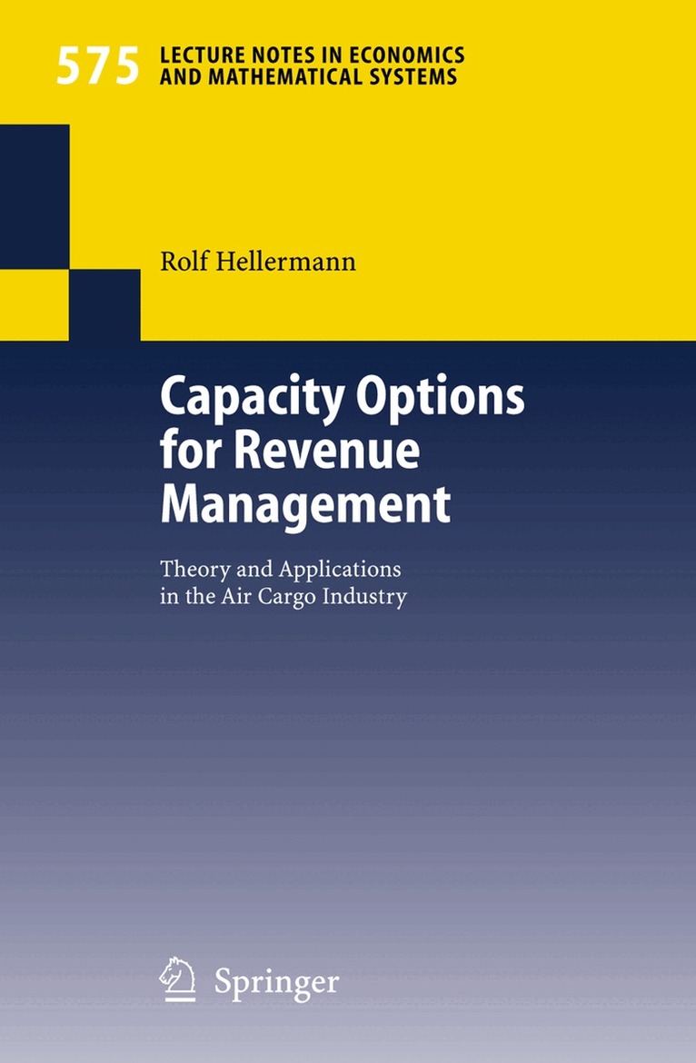Rolf Hellermann - Capacity Options for Revenue Management, Häftad
