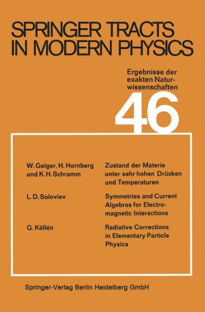 G. Hohler - Springer Tracts in Modern Physics, E-bok