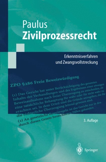Christoph G. Paulus - Zivilprozessrecht, E-bok