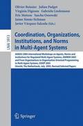 Coordination, Organizations, Institutions, and Norms in Multi-Agent Systems