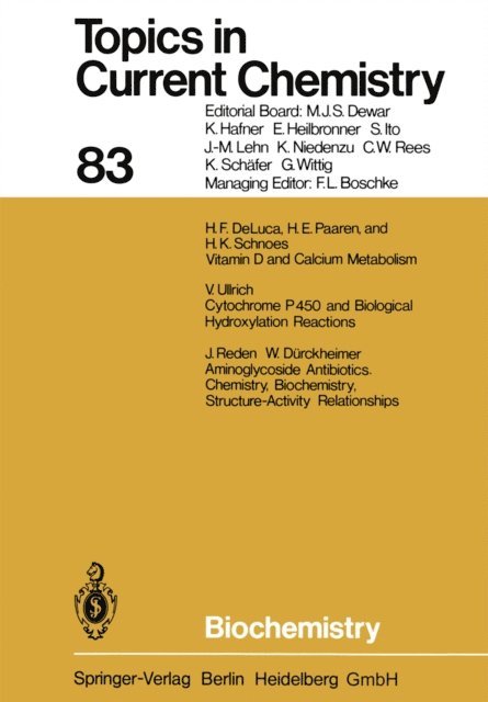 Walter Durckheimer, Jurgen Reden, Volker Ullrich, Heinrich K. Schnoes, Herbert E. Paaren, Hector F. DeLuca - Biochemistry, E-bok